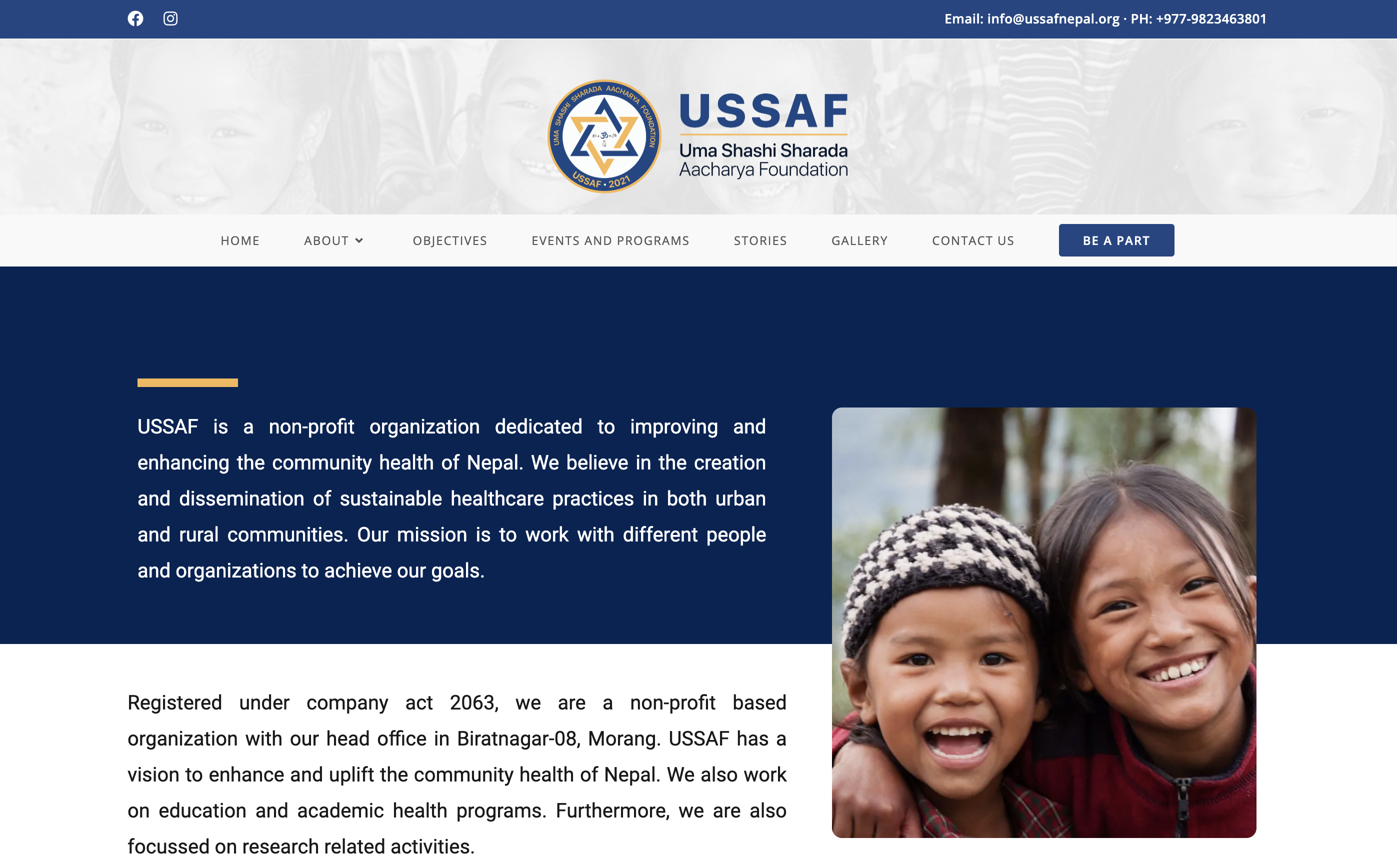 USSAF Nepal Website